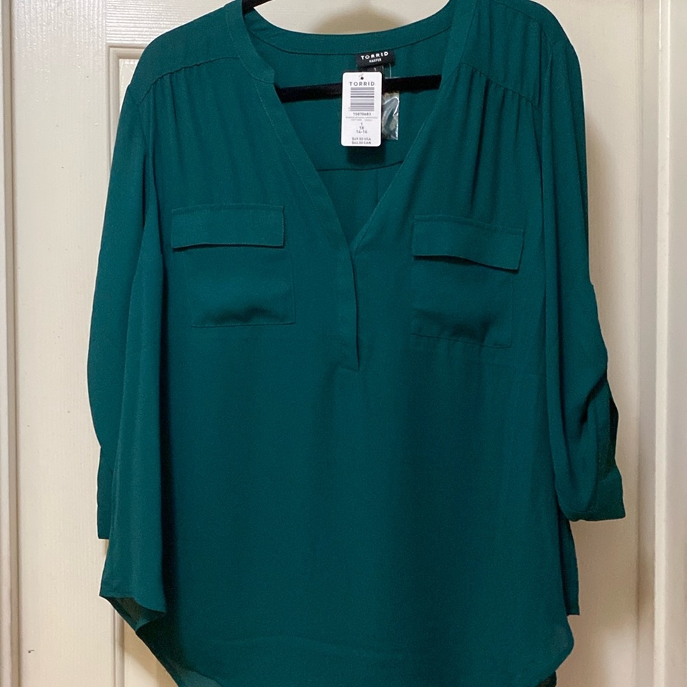 Green Harper blouse